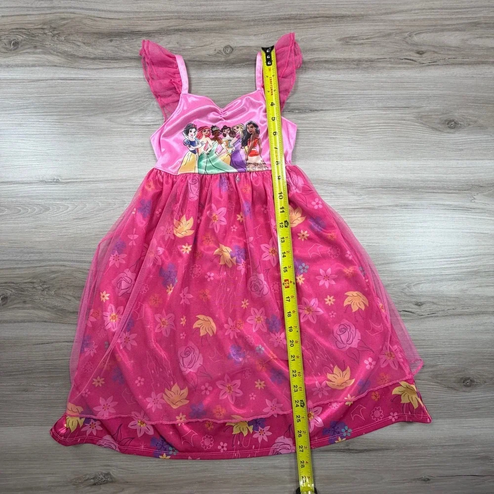 Disney Princess Nightgown Sleepwear PJs Girls Size 4T Flame Resistant Pink - Picture 5 of 6